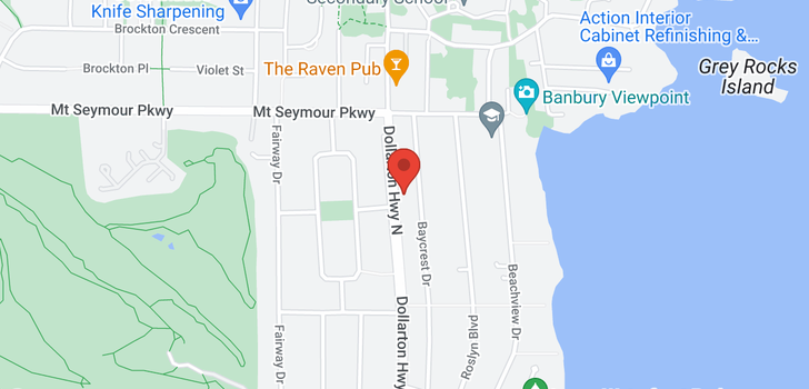 map of 873 BAYCREST DRIVE